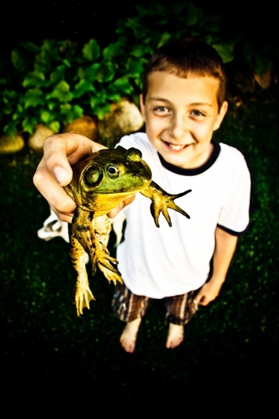 Photograph Don Johnston Frog Boy on One Eyeland
