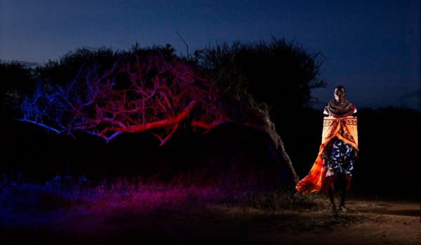 Photograph David Ellis Massai By Night on One Eyeland