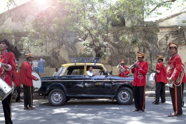 Photograph Markku Lahdesmaki Mumbai Taxi Company Number 33 on One Eyeland