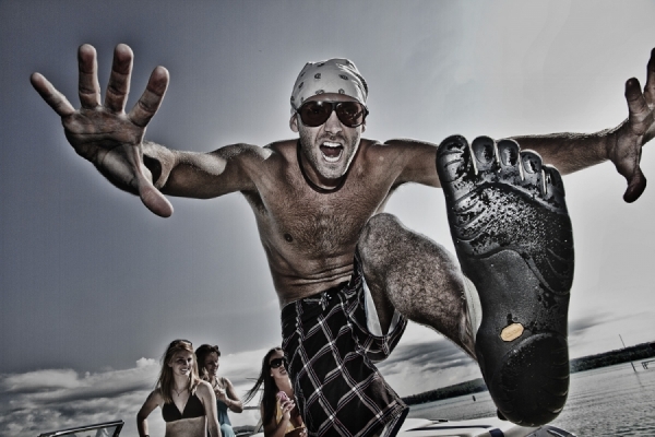 Photograph Jim Gallop Nick Five Fingers on One Eyeland
