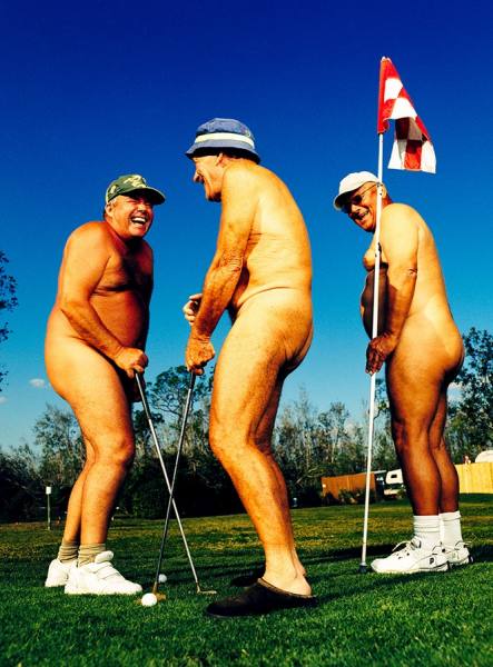 Photograph Brian Smith Nudist Golf 7 on One Eyeland
