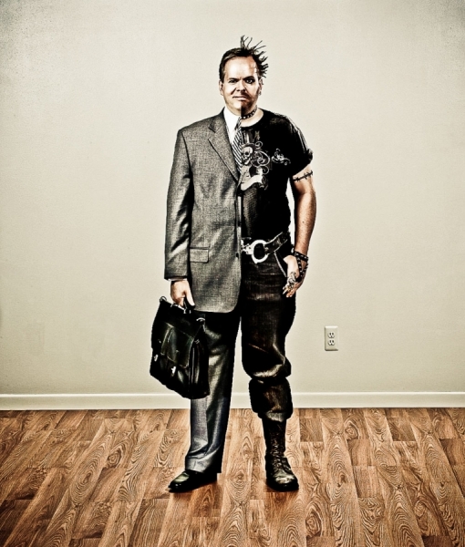 Photograph Don Johnston Punk By Night Professional By Day on One Eyeland
