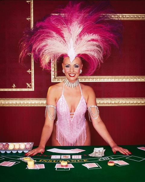 Photograph Jonathan Oakes Showgirl on One Eyeland