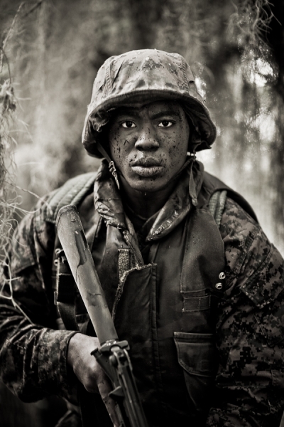 Photograph Andy Mahr Soldier 2 on One Eyeland