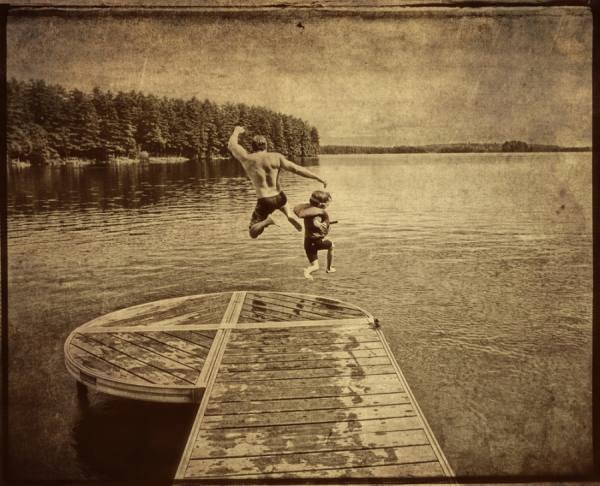 Photograph Pete Barrett Summertime Fun At The Lake on One Eyeland