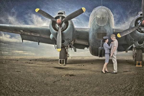 Photograph Darrell Fraser Vintage Couple on One Eyeland