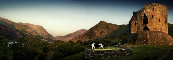 Photograph Craig Easton Visitbritain 2012 Olympics Fencing on One Eyeland