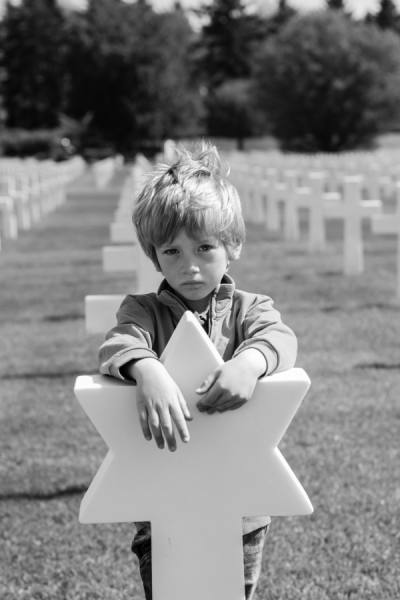 Photograph Kasia Stepkowska Me And My 5 Year Old Visited The Military Cemetery on One Eyeland