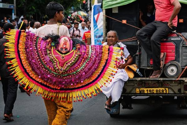 Photograph Arnab Ghosh A Man With A Mask on One Eyeland