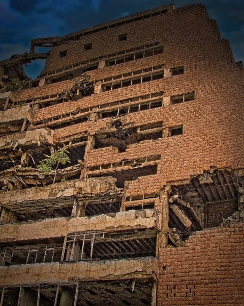 Photograph Stefan Amer Belgrade After Nato on One Eyeland