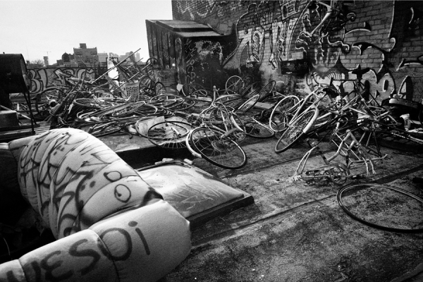Photograph Julie Glassberg Bike Kill on One Eyeland