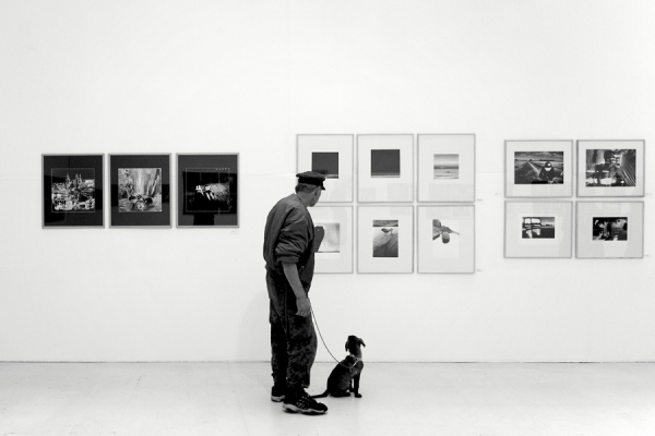Photograph Marius Martinaitis Exhibition Visitors on One Eyeland