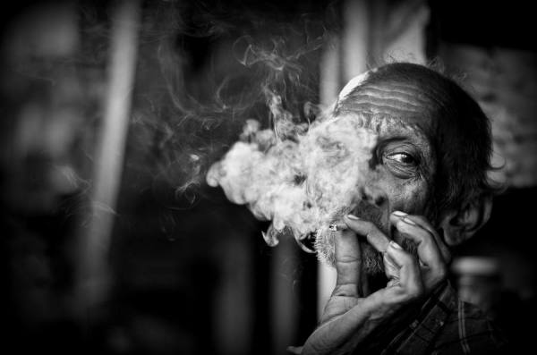 Photograph Uday Tadphale Smoking Gun on One Eyeland