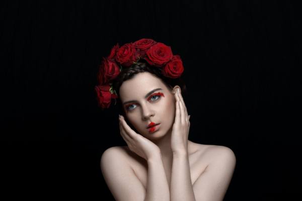 Photograph Marc Lamey Red Roses on One Eyeland