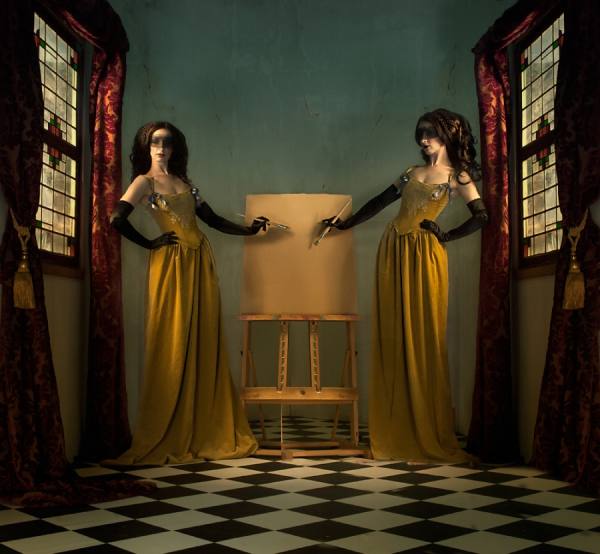 Photograph Peter Kemp Duo Paint on One Eyeland