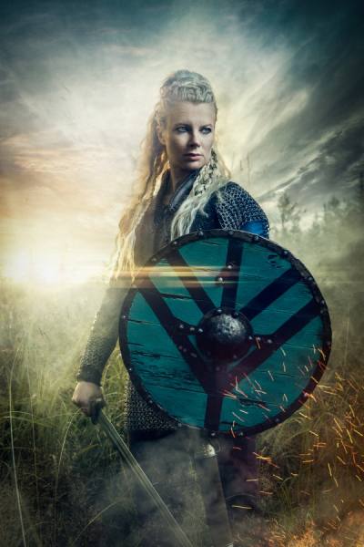 Photograph Antti Karppinen Viking Lagertha on One Eyeland
