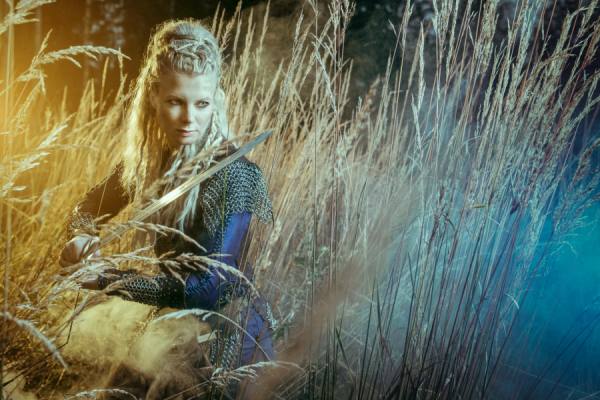 Photograph Antti Karppinen Viking Lagertha on One Eyeland