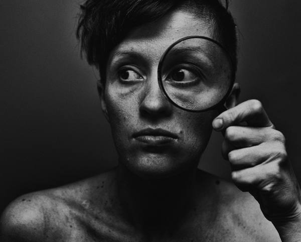 Photograph Anna Bodnar Self Portrait on One Eyeland