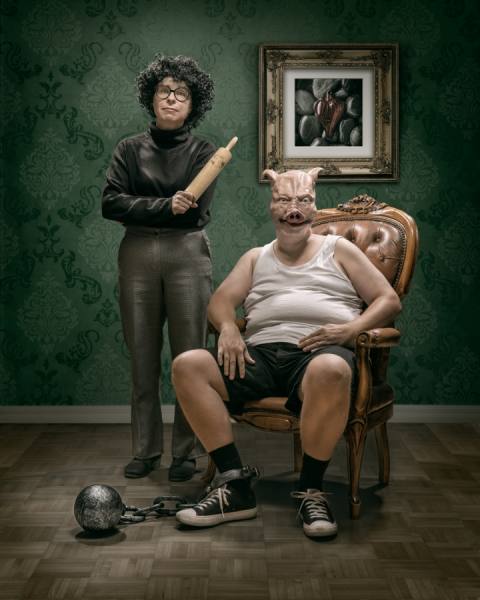 Photograph Petri Damsten Behave Little Piggy on One Eyeland