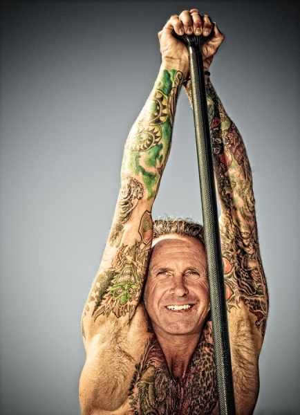 Photograph Kevin Steele A Tattooed Waterman on One Eyeland
