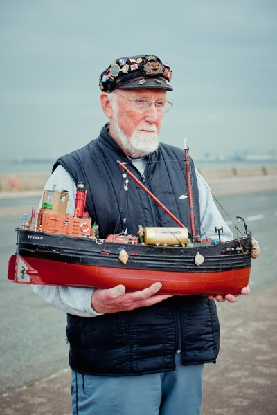 Photograph Jonathan Oakes Alan At New Brighton on One Eyeland