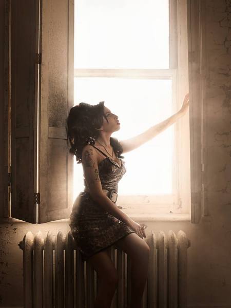 Photograph David Ellis Amy Winehouse on One Eyeland