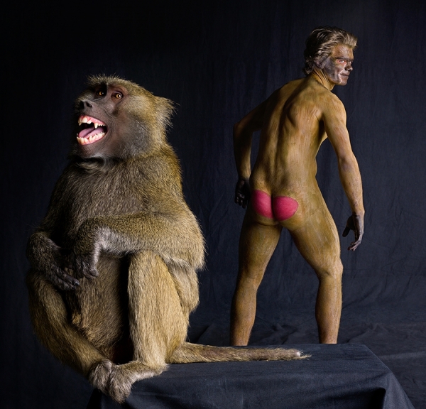 Photograph Lennette Newell Ani Human Baboon 1561 on One Eyeland