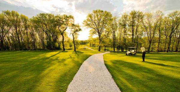 Photograph Eric Prine Backlit Golfer on One Eyeland