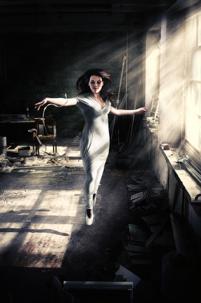 Photograph Vaidas Bradauskas Ballerina on One Eyeland
