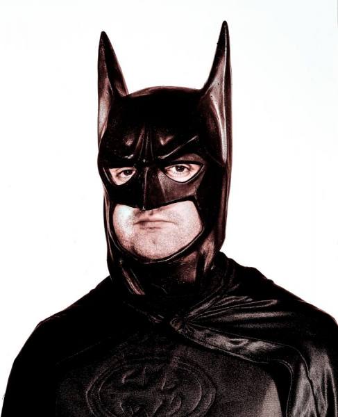 Photograph Jonathan Oakes Batman on One Eyeland