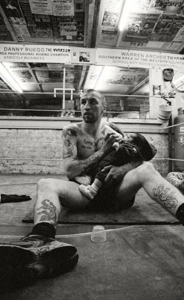 Photograph Andrew Lever Boxer And Baby 2 on One Eyeland