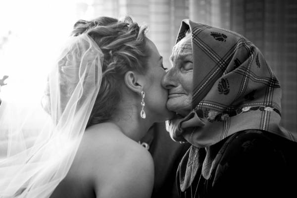 Photograph Jozef Kadela Bride And Grandma on One Eyeland