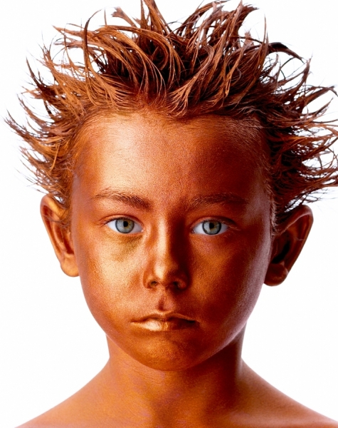 Photograph Colin Thomas Bronze Boy on One Eyeland