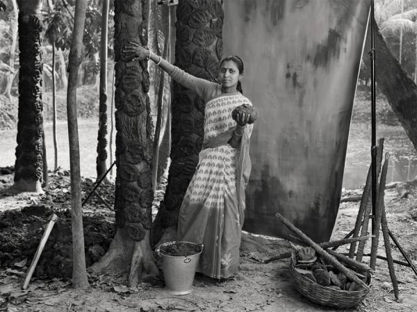 Photograph Supranav Dash Cow Dung Cakes Maker Seller on One Eyeland
