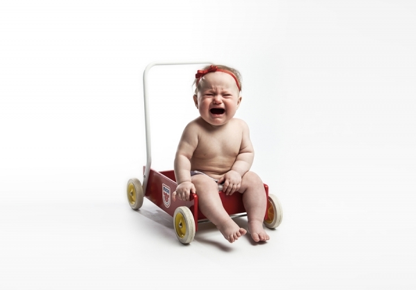 Photograph Ulf Michal Crying Baby on One Eyeland