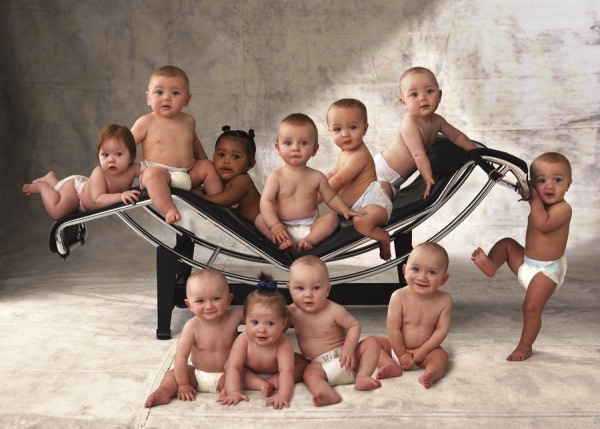 Photograph Colin Thomas Eleven Babies on One Eyeland