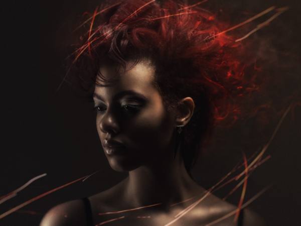 Photograph Rodger Olivares Girl On Fire on One Eyeland