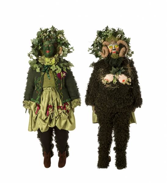 Photograph Chris Parker Hastings Jack In The Green Pagan Festival on One Eyeland