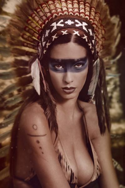 Photograph Stefan Amer Indian on One Eyeland