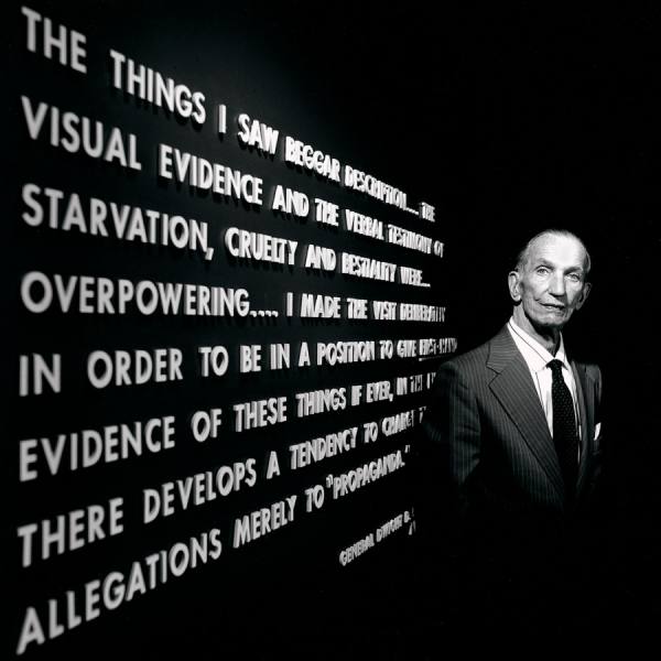 Photograph Max Hirshfeld Jan Karski on One Eyeland
