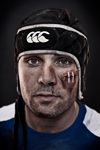 Photograph Brian Kuhlmann Rugby - Jason on One Eyeland