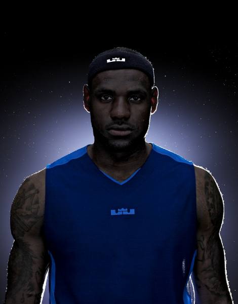 Photograph David Ellis Lebron James on One Eyeland