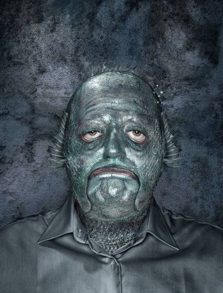 Photograph Gonzalo Puertas Man Fish on One Eyeland