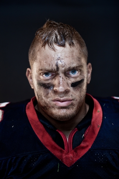 Photograph Brian Kuhlmann Football - Matt on One Eyeland