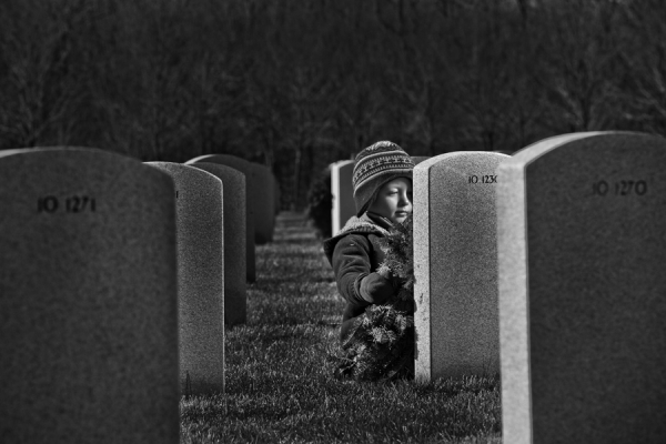 Photograph Andy Goodwin National Cemetary on One Eyeland