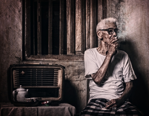 Photograph Arfi Setiawan Photography Old Man Smoker on One Eyeland