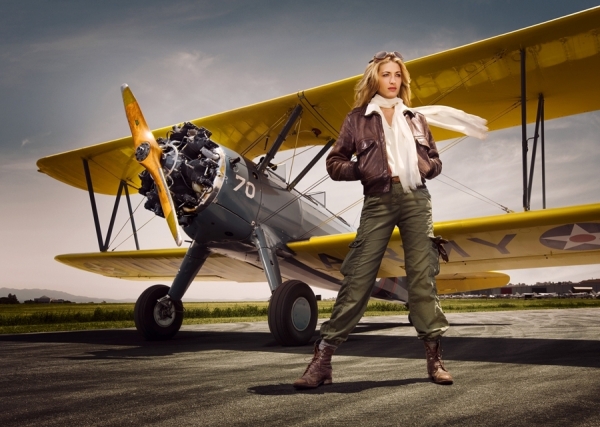 Photograph Bill Cash Pilot on One Eyeland