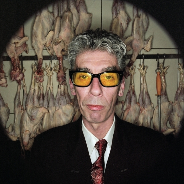 Photograph Matt Carr Raymond With Chickens on One Eyeland