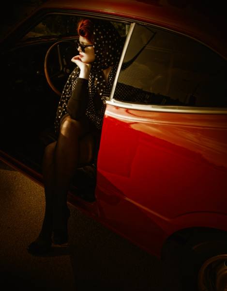 Photograph Eugenia Kyriakopoulou Retro Red on One Eyeland