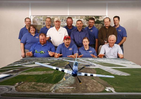 Photograph Larry Hamill Runway Team on One Eyeland
